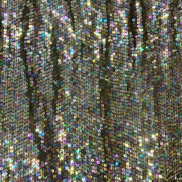 Vintage 100% Silk Black Sequin Midi Skirt | Size Small | Made in India - Picture 3 of 6